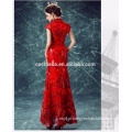 Últimos Vestidos de Noiva de Sereia Vermelho Novo vestido de noite vermelho de estilo barato para senhoras vestido de vestir de festa